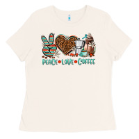 Bone peace love coffee Ladies Tee - AdoDesignShop