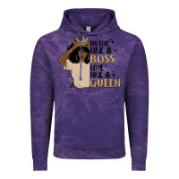 Cloud Purple hustle like a boss live like a queen Vintage Hoodie - MaliasSmallBusiness