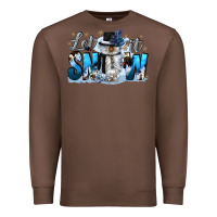 Chestnut let it snow Premium Sweatshirt - CowGirlArtShop