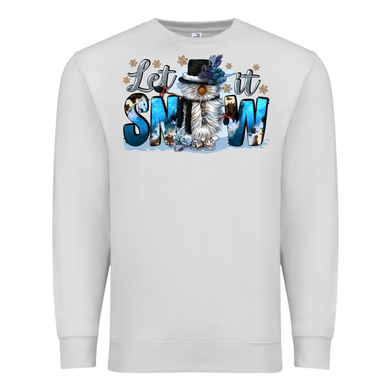 Let It Snow Premium Sweatshirt by CowGirlArtShop | Teevron