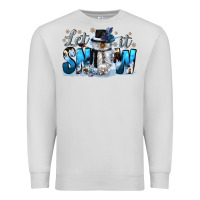 Dove Grey let it snow Premium Sweatshirt - CowGirlArtShop