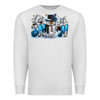 Oatmeal Heather let it snow Premium Sweatshirt - CowGirlArtShop
