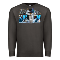 Smoke let it snow Premium Sweatshirt - CowGirlArtShop