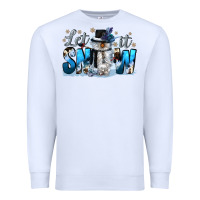 White let it snow Premium Sweatshirt - CowGirlArtShop
