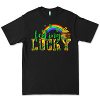 Black feeling lucky with coins Premium Tee - AdoDesignShop