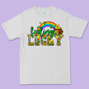 Feeling Lucky With Coins Premium Tee Designed By Adodesignshop