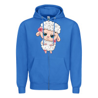 Cute Sheep Zipper Hoodie | Teevron