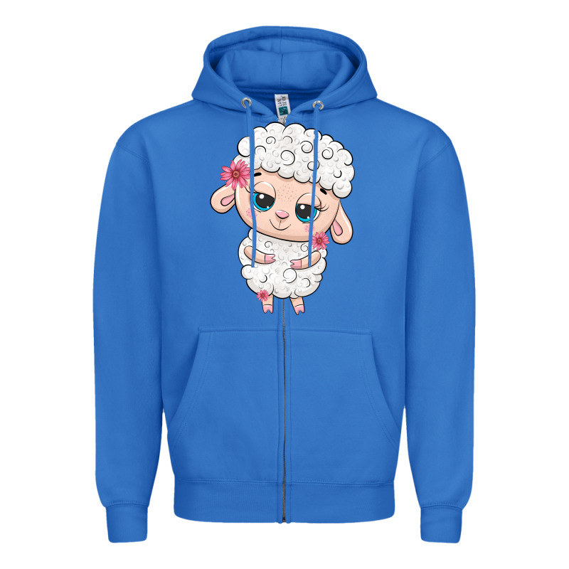 Cute Sheep Zipper Hoodie by texasbilliewilder | Teevron