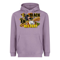 Lavender i am black history Heavyweight Hoodie - CowGirlArtShop