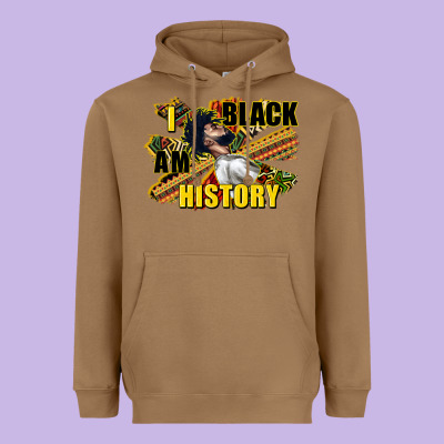 I Am Black History Heavyweight Hoodie Designed By Cowgirlartshop
