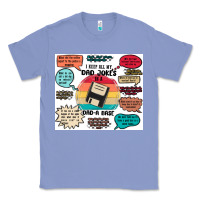 Colony Blue ı keep all my dad jokes in a dad a base Classic Tee - MaliasSmallBusiness