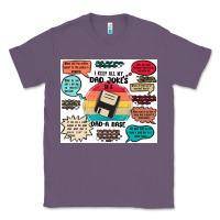 Lavender ı keep all my dad jokes in a dad a base Classic Tee - MaliasSmallBusiness
