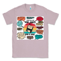 Lilac ı keep all my dad jokes in a dad a base Classic Tee - MaliasSmallBusiness