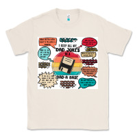 Natural ı keep all my dad jokes in a dad a base Classic Tee - MaliasSmallBusiness