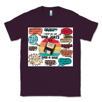 Plum ı keep all my dad jokes in a dad a base Classic Tee - MaliasSmallBusiness