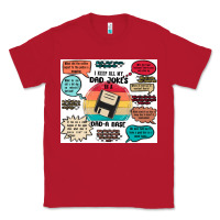 Red ı keep all my dad jokes in a dad a base Classic Tee - MaliasSmallBusiness