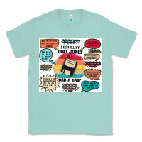 Seafoam ı keep all my dad jokes in a dad a base Classic Tee - MaliasSmallBusiness