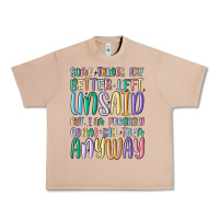 Burro some things are better left unsaid but i'm probabl Urban Heavy Tee - MaliasSmallBusiness