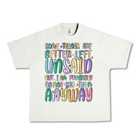Pistachio some things are better left unsaid but i'm probabl Urban Heavy Tee - MaliasSmallBusiness