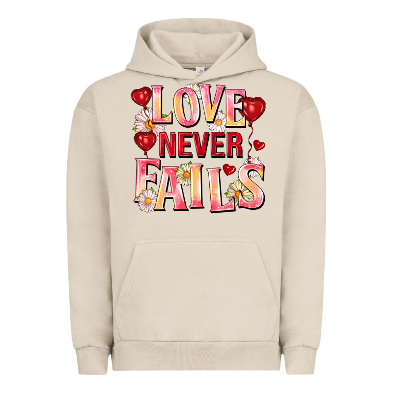 Love Never Fails Urban Hoodie by FaDigitalArtStudio | Teevron