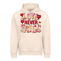 Sandshell Love never fails Urban Hoodie - FaDigitalArtStudio