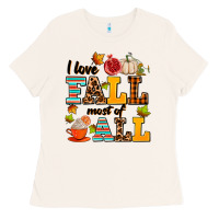 Bone i love fall most of all Ladies Tee - AdoDesignShop