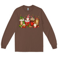Chestnut Christmas gnomes coffee cups Long Sleeve Tee - MaliasSmallBusiness