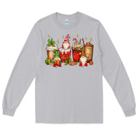Moon Dust Christmas gnomes coffee cups Long Sleeve Tee - MaliasSmallBusiness