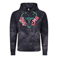 Cloud Black cma  heart Vintage Hoodie - MaliasSmallBusiness