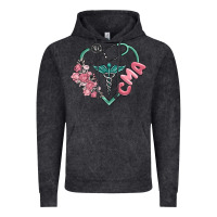 Vintage Black cma  heart Vintage Hoodie - MaliasSmallBusiness
