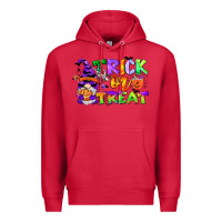 Cardinal trick or treat gnome Premium Hoodie - CowGirlArtShop