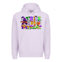 Lilac trick or treat gnome Premium Hoodie - CowGirlArtShop