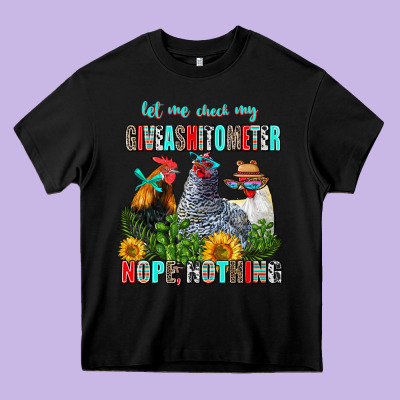 Let Me Check My Giveashitometer Nope Nothing Heavy Core Tee Designed By Adodesignshop