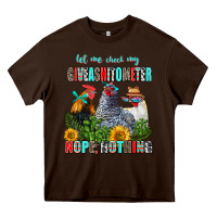 Chocolate Brown let me check my giveashitometer nope nothing Heavy Core Tee - AdoDesignShop