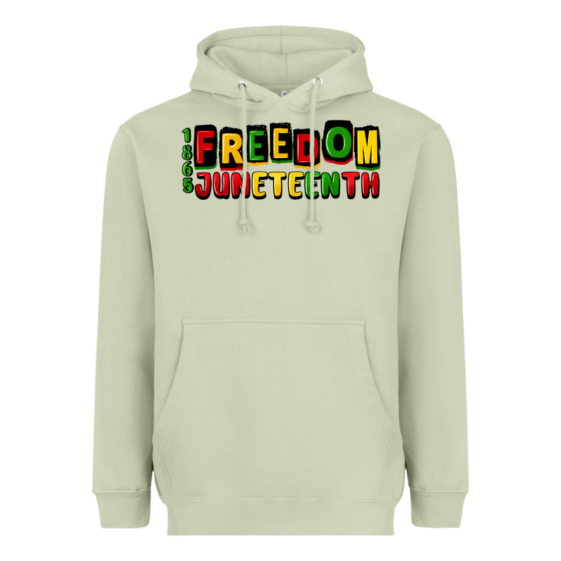 Freedom Juneteenth Heavyweight Hoodie by CowGirlArtShop | Teevron