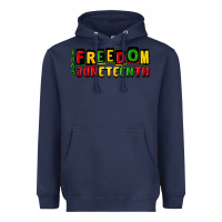 Navy freedom juneteenth Heavyweight Hoodie - CowGirlArtShop