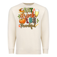 Sandshell eat drink and be thankful Premium Sweatshirt - CowGirlArtShop