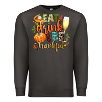 Smoke eat drink and be thankful Premium Sweatshirt - CowGirlArtShop