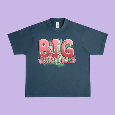 Big Sister Urban Heavy Tee Designed By Maliassmallbusiness