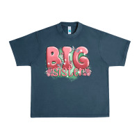Midnight Navy big sister Urban Heavy Tee - MaliasSmallBusiness