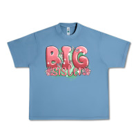 Pebble Blue big sister Urban Heavy Tee - MaliasSmallBusiness