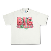 Pistachio big sister Urban Heavy Tee - MaliasSmallBusiness