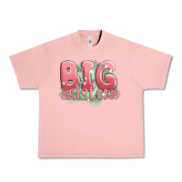 Salmon big sister Urban Heavy Tee - MaliasSmallBusiness