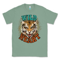 Sage wild heart tiger college western Classic Tee - NancyCooperArtShop