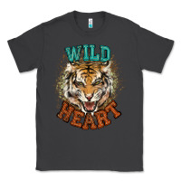 Smoke wild heart tiger college western Classic Tee - NancyCooperArtShop