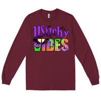 Burgundy witchy vibes Long Sleeve Tee - JahusDesignShop