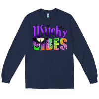 Navy witchy vibes Long Sleeve Tee - JahusDesignShop