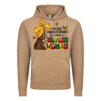 Vintage Coffee never understimate the power of a black woman Vintage Hoodie - MaliasSmallBusiness