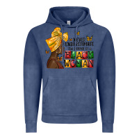 Vintage Denim never understimate the power of a black woman Vintage Hoodie - MaliasSmallBusiness