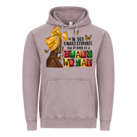 Never Understimate The Power Of A Black Woman Vintage Hoodie | Teevron